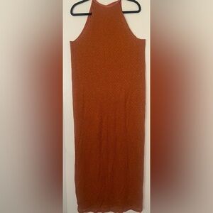 Burnt Orange Maxi Dress